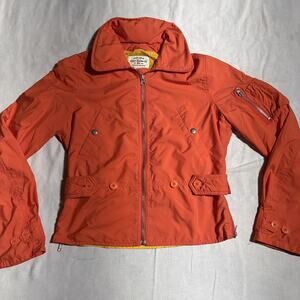 Ralph Lauren Polo Jeans Women's Nylon Hooded Jacket Vintage 90's Size M